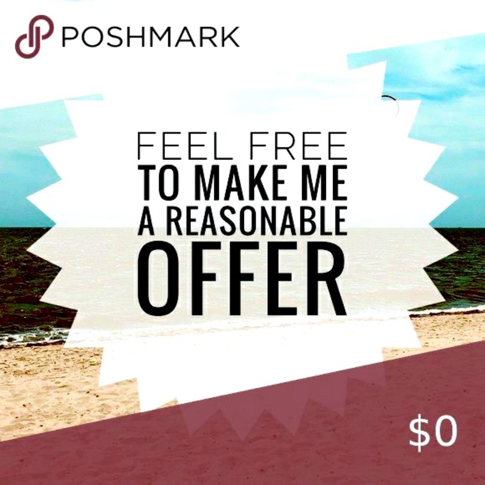 Feel free to make reasonable offers! I know we all love a good deal! ♥️